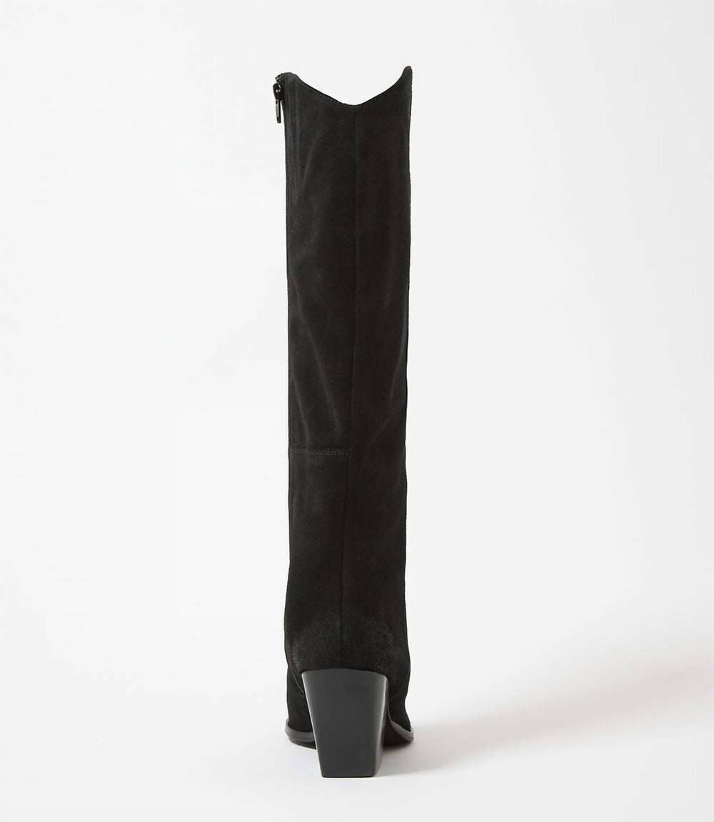 NEW SEYCHELLES women's begging you pointed toe western high boots in black - Picture 4 of 10